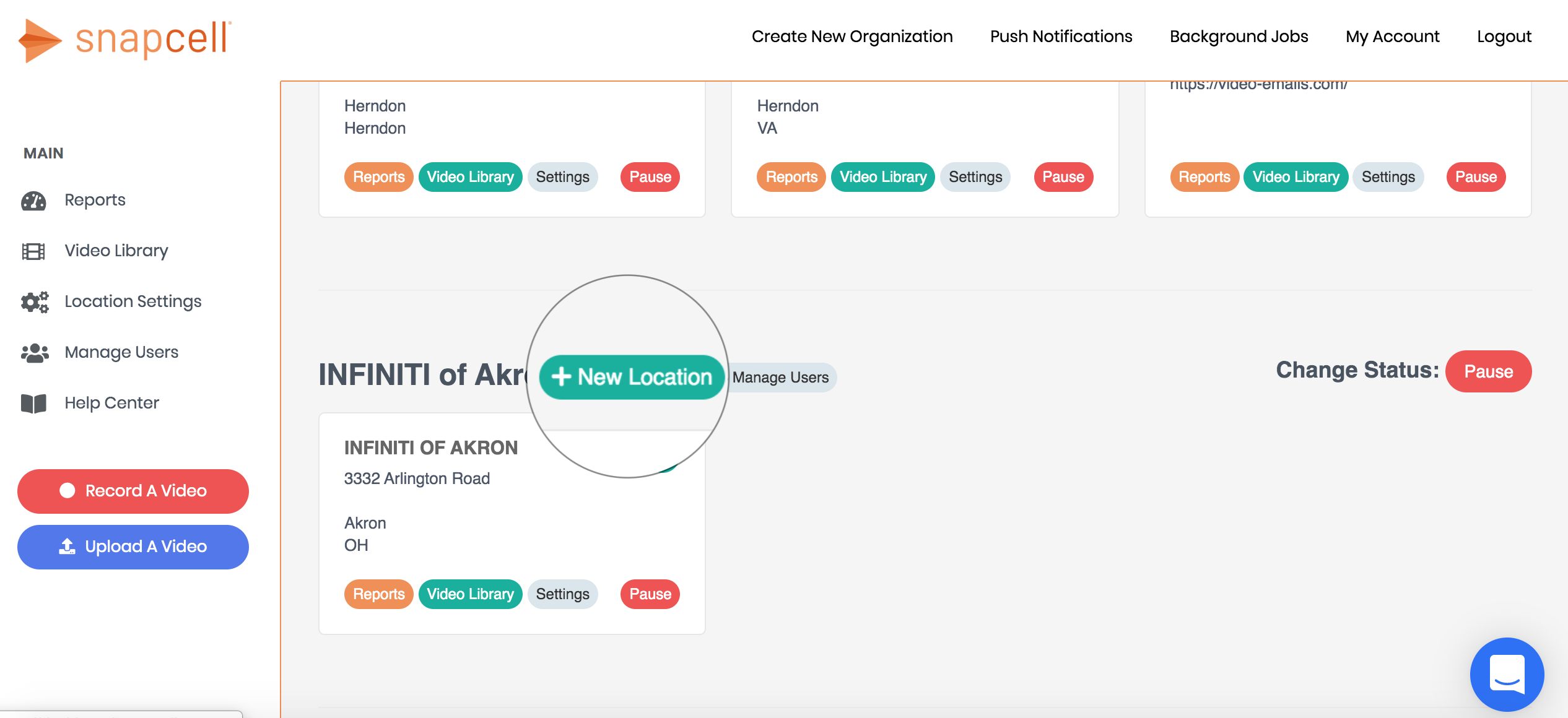 Adding Location Store