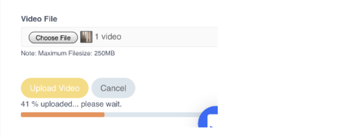 Can I upload a video not made with the App?