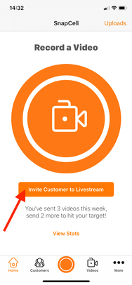 How Do I Invite Customer To Live Video